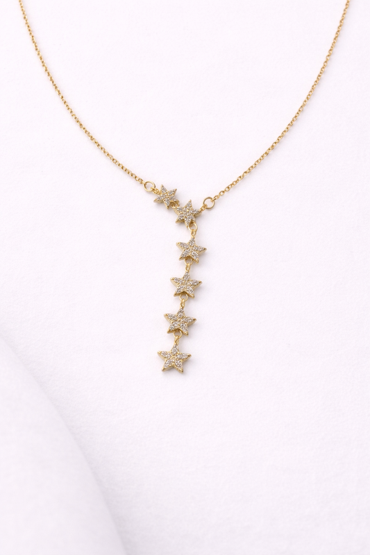 Yıldız Yağmuru Kolye