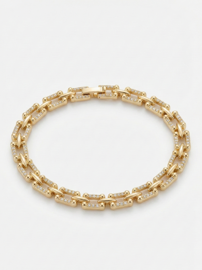 Baget Taşlı Ataş Bileklik