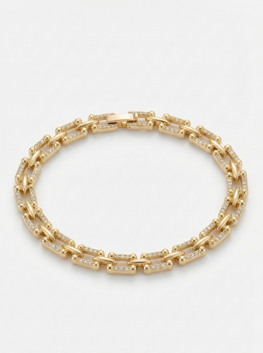 Baget Taşlı Ataş Bileklik