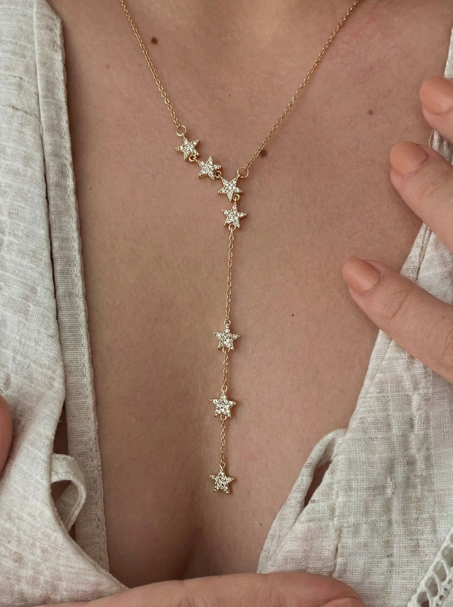 Yıldız Yağmuru Kolye