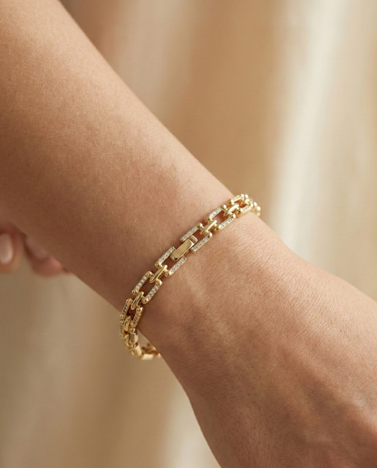 Baget Taşlı Ataş Bileklik