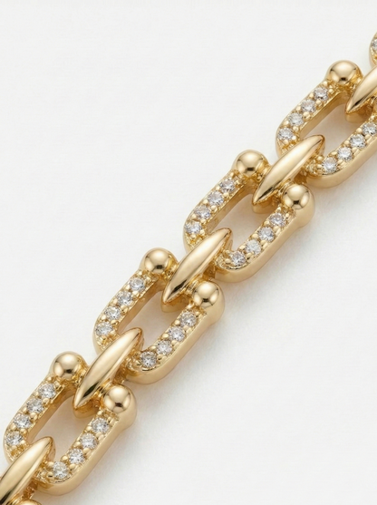 Baget Taşlı Ataş Bileklik